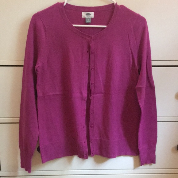 Old Navy Small Raspberry Cardigan - Picture 3 of 3